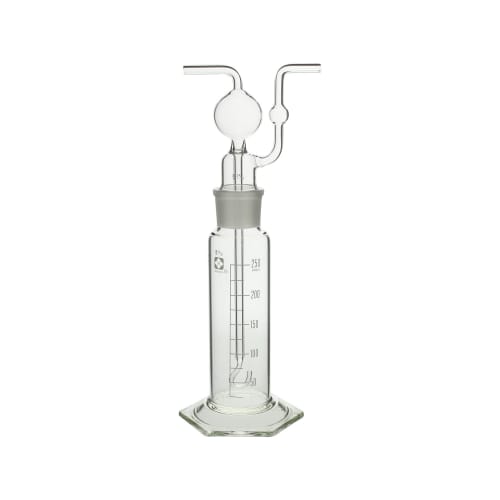 Shibata Scientific 通用橡胶气体净化瓶 Dressel 250mL 套装 014630-250