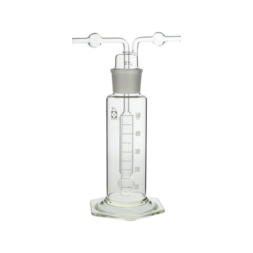 Shibata Scientific 通用橡胶气体净化瓶 Muenke 500mL 套装 014640-500