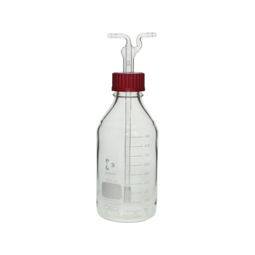 Shibata Scientific DURAN® 螺旋盖清洁瓶 1L 套装，带圆柱形过滤器 014680-1000