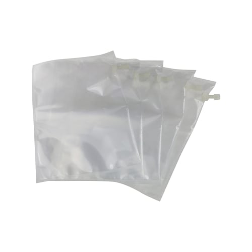 Shibata Scientific 气体收集袋 1L 5 件，带 1 个连接器 080100-07A