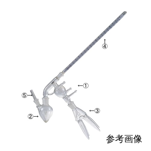 普通滑动分馏接收器，4 对，15/20，每对带 3mL 刻度 A03000-003