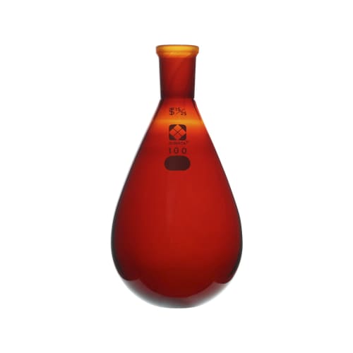 Shibata Scientific 通用滑盖烧瓶 棕色 15/25 100mL 005270-15100