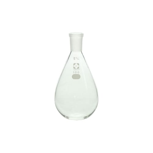 普通滑动平底茄子烧瓶 100mL 15/25