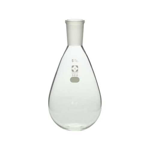 普通滑动平底茄子烧瓶 300mL 24/40