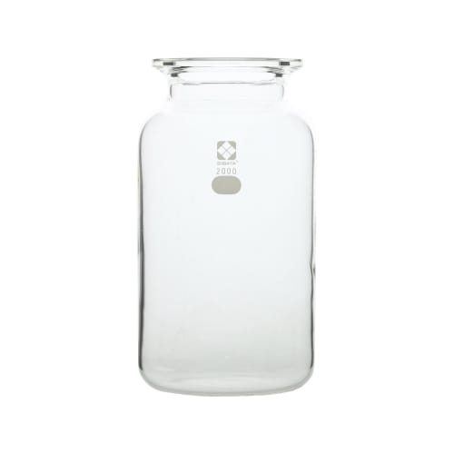 可分离烧瓶 圆柱形平底带槽2000mL φ85