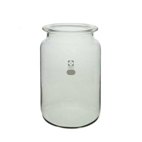 可分离烧瓶 圆筒平底带槽型 3000mL φ120