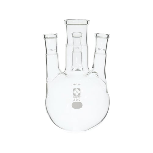 SPC 四颈圆底烧瓶 300mL 主 SPC-29/侧 SPC-15