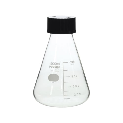  螺旋头锥形烧瓶 500mL 无挡板 016330-500A