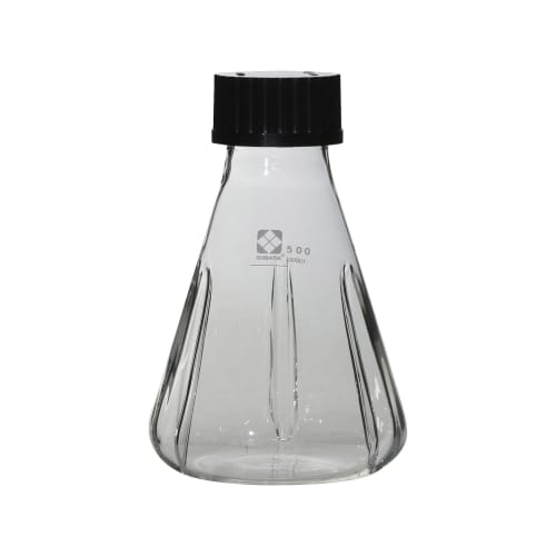 带挡板的旋盖锥形烧瓶 500mL 016320-500A