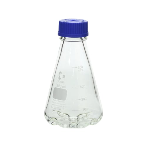 带底部挡板的螺旋颈锥形烧瓶 500mL