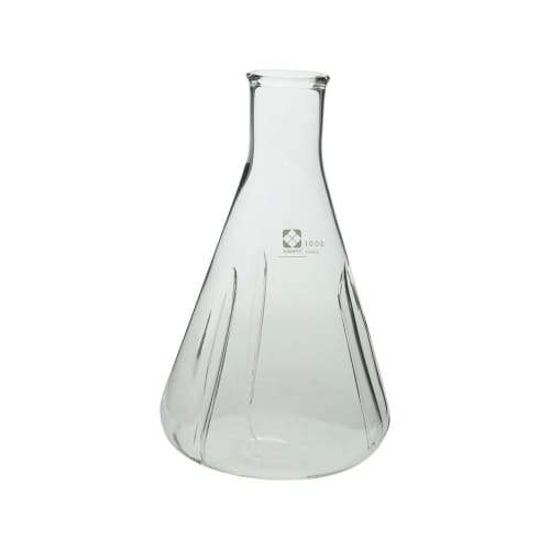 Shibata Scientific 摇动锥形烧瓶 1L 带挡板 3 件 016310-1000A