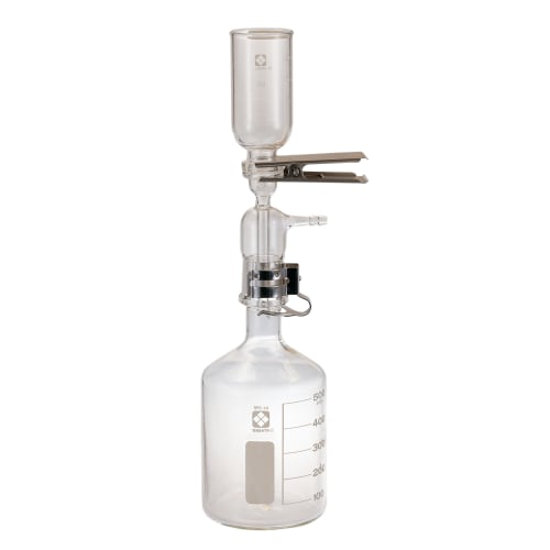 用于 φ25 玻璃过滤器基座型的 SPC 过滤器支架，带瓶子 061640-2503