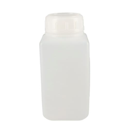 方瓶，广口，白色，PE材质，250mL