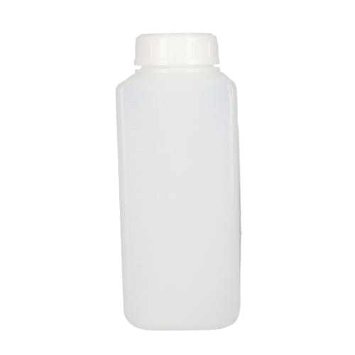 方瓶广口白色PE制1L