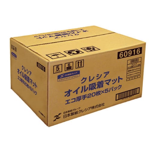 Nippon Paper Crecia 吸油垫 Eco 厚 60916 20 张 x 5 包