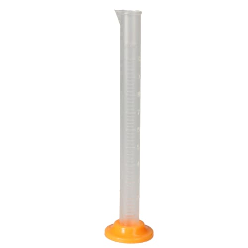  细量筒10mL，主体PP材质，底座PE材质