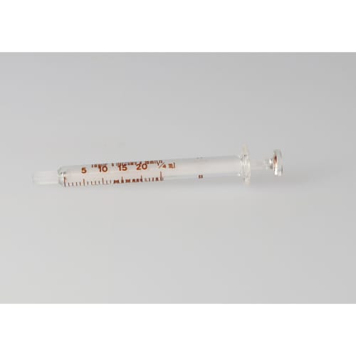 VAN 白硬注射器 中口 0.25mL 微量用 classI 00211012