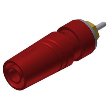 Hirschmann Test&Measurement香蕉插头黄铜红（972360701）