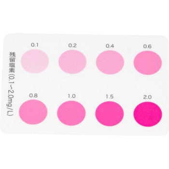 比色纸 DPD 比色卡 余氯测量范围（高浓度，mg/L）0.1/0.2/0.4/0.6/0.8/1.0/1.5/2.0
EBM 零件号 7515500
内容量1个